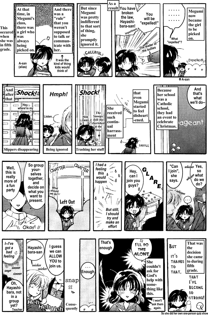Megumi gets picked on at school