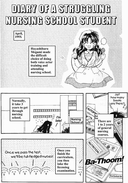 Megumi studies to be a nurse